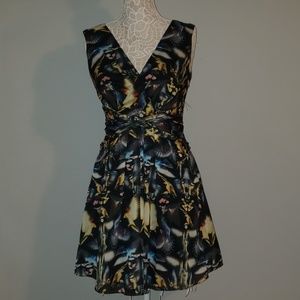 Ted Baker London Bird Print Dress TB 2 US 4/6